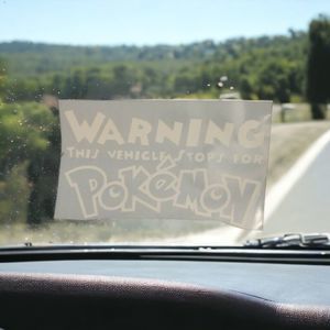 Custom Decal POKEMON Vinyl Decal Sticker Laptop Mirror Car Truck Window 6.5x4